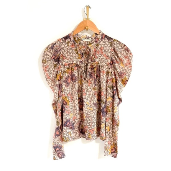 NWOT Ulla Johnson Remy Puff Long Sleeve
Sunburst Floral Blouse Top Shirt Size 6 - Picture 6 of 14